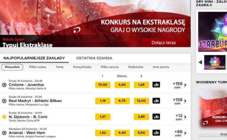 betclic gry karciane